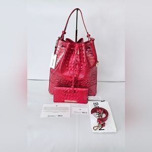 NWT Brahmin HEARTBREAKER  MARLOWE Shoulder Bag w/Ady Wallet #HARD TO FIND#
